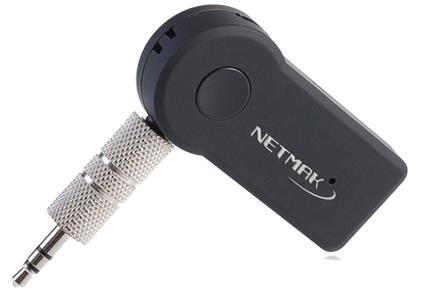 ADAPTADOR BLUETOOTH - PLUG 3.5 MM H - CONVIERTE CUALQUIER PARLANTE EN BLUETOOTH - NM-BT22 - NETMAK